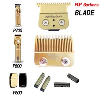 Pop Barbers P800 P700 P600 Professional Hair Clipper 0mm Blade Standard Set for Hair Cutting Machine Replaceable Cutter Head