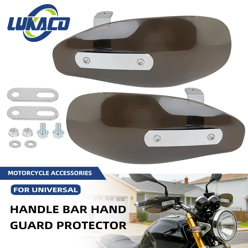 

For Harley Honda Yamaha Suzuki Chopper Motorcycle Handle Bar Hand Guard Protector Cold Wind Deflector Shield