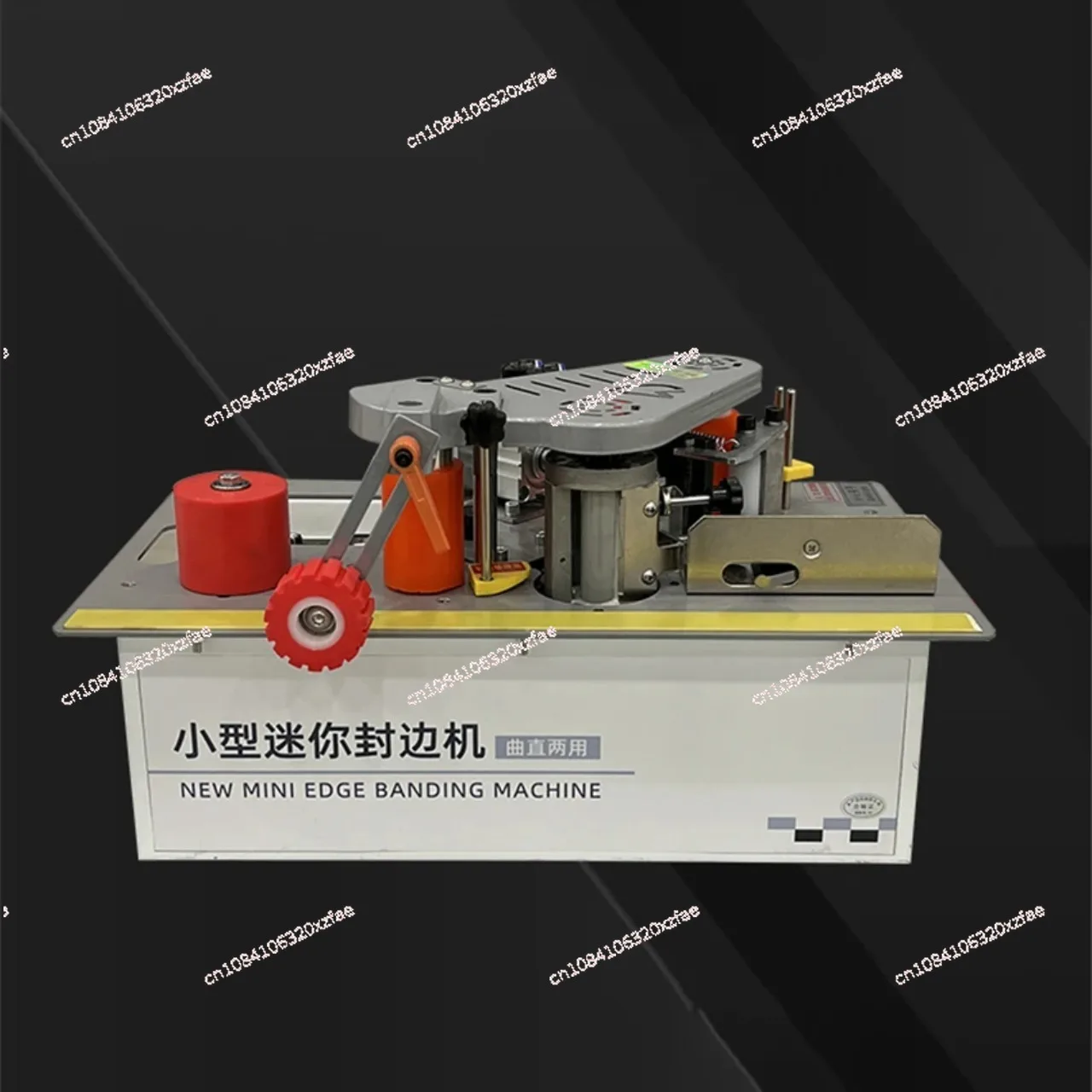 220V 1200W 6-60mm Mini Edge Banding Machine Woodworking Home Decoration Curved Straight Line Saw Bench Type Edge Banding Machine