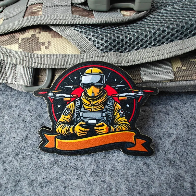 2026 New Patches, Drone operator Morale Badges, For Clothing, Hats, Backpacks, etc., Hook and Loop
