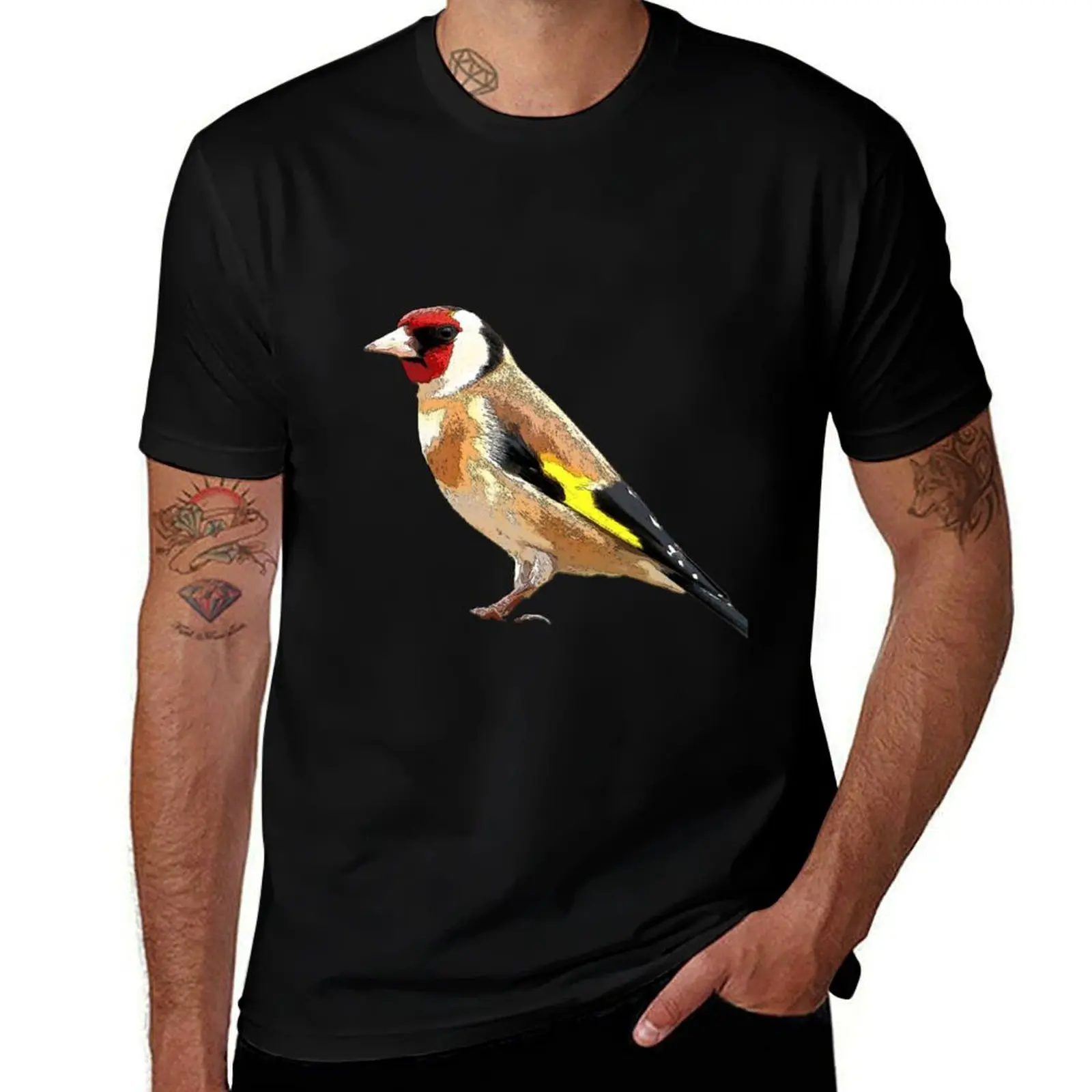 

t high shirts cotton T-Shirt graphic quality anime shirt tshirt Goldfinch t man
