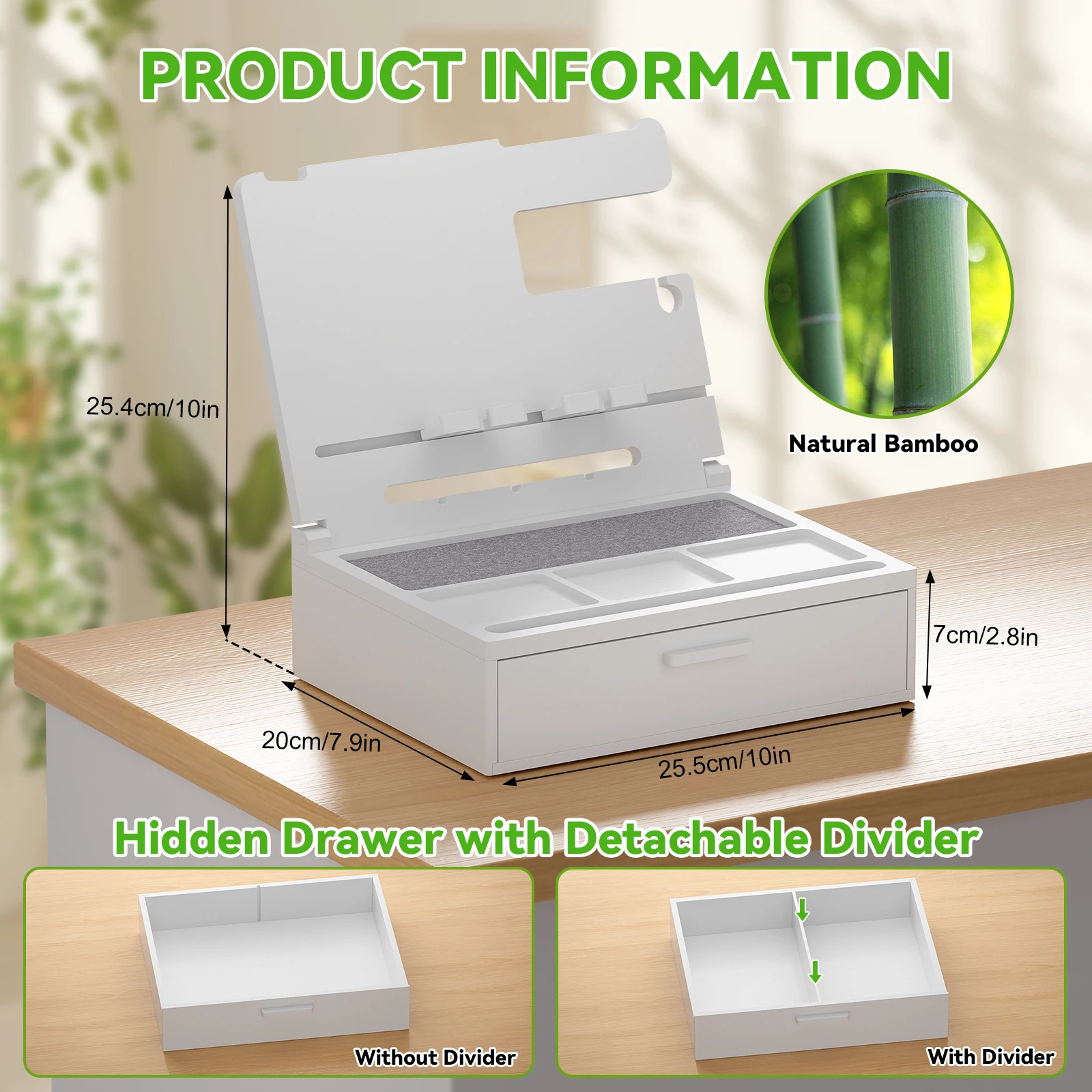 Dobrável Bamboo Carregamento O - Drawer Organizer Bamboo avaliação e preço