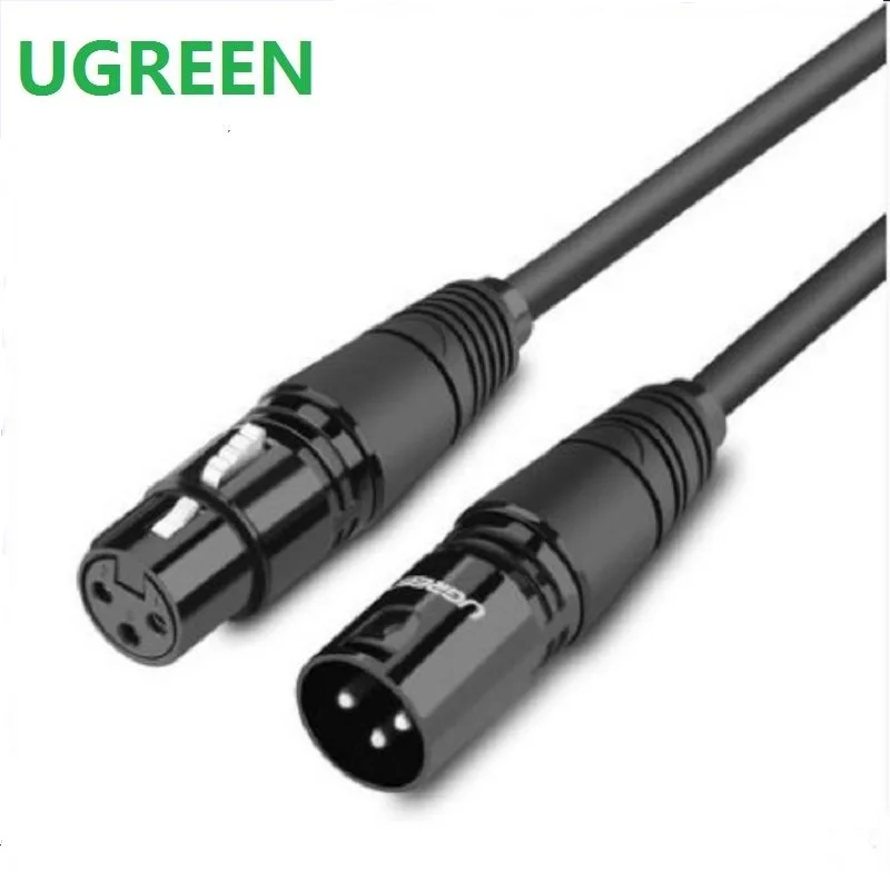 UGreen AV130 XLR linea maschio-femmina scheda di bilanciamento cavo per microfono a condensatore audio HIFI
