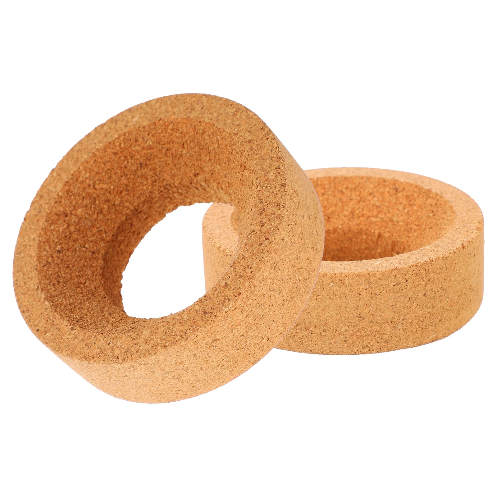 

2pcs Cork Flask Stands 100mm Round Bottom Holders Laboratory Pad Softwood Base Chemical Resistance Teaching Equipment