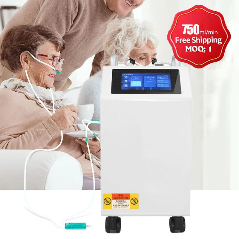 

Molecular Hydrogen Generator Browns Gas 750ML Hydrogen Inhalation Machine 99.99% Purity Hydrogen Producing Breathing Machine