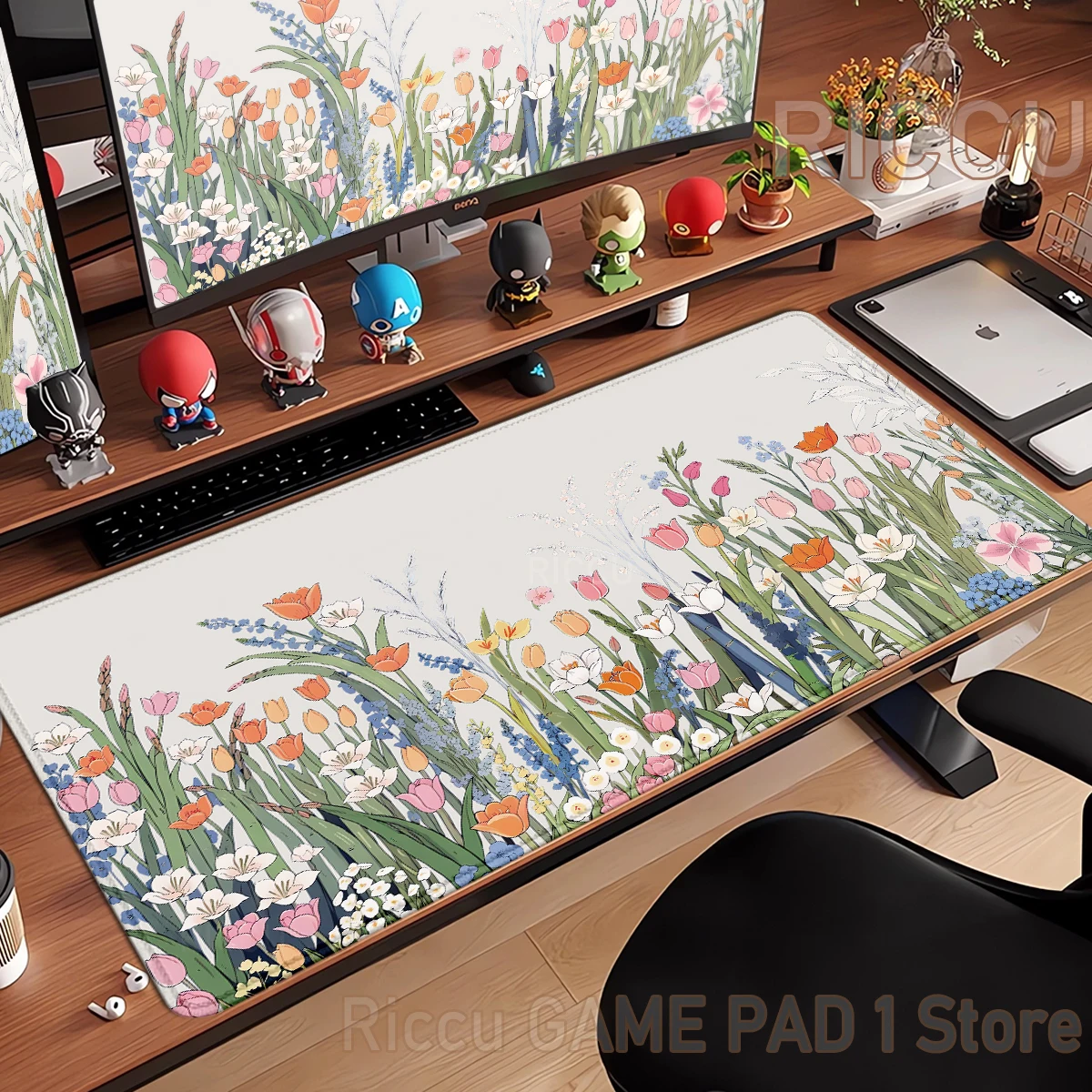 

Mouse Pad Pretty Flower Grass Aesthetics XL Large HD New Home Mousepad XXL Gaming keyboard pad Carpet Natural Rubber PC Micepad