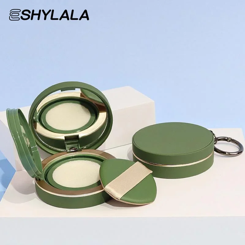1 pçs vazio almofada de ar puff caixa portátil cosméticos maquiagem caso recipiente com pó esponja espelho para bb creme fundação