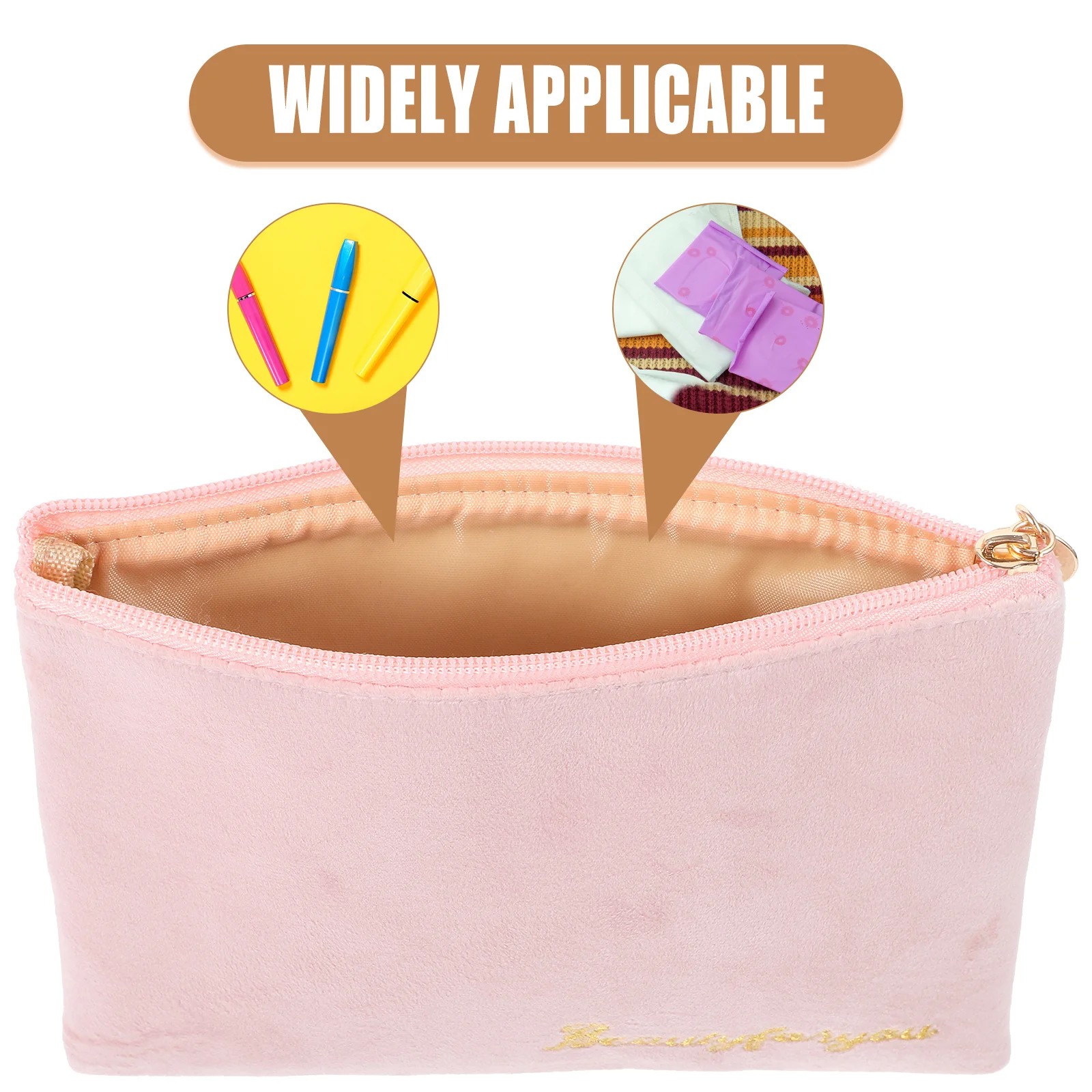 كيس تخزين المناشف الصحية الوردي سعة كبيرة مقاوم للماء انغلق حفاضات الحقيبة للنساء المحمولة السفر المنظم حقيبة النساء