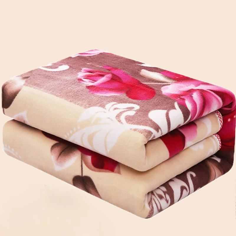 Double Kawaii Heating Pad Fleece Blanket Winter Stay Warm Fitted Electric Blanket Beds Queen Size Koc Elektryczny Furniture