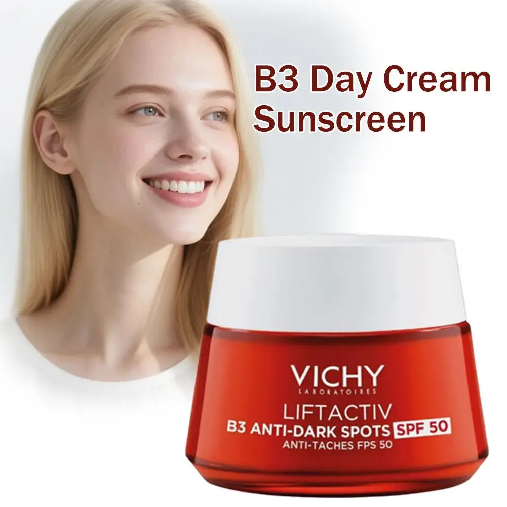 Vichy B3 crema de día hidratante de larga duración reparadora barrera de la piel diurna antienvejecimiento crema antimanchas cuidado de la piel facial