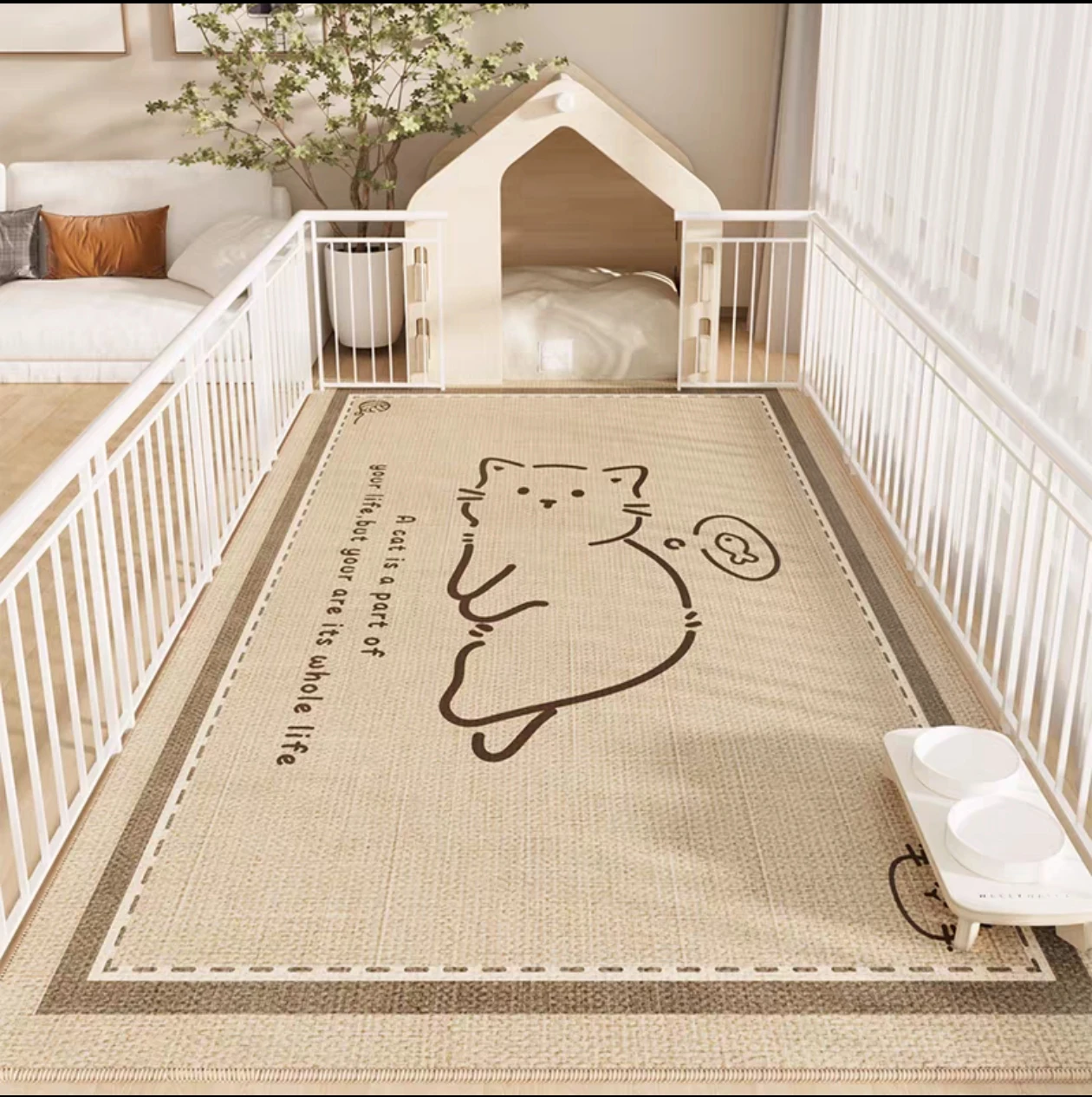 Waterproof Pet Mat，Scratch-Resistant，Wear-Resistant,Oil-Resistant,Water-Resistant,Quick-Drying, Scratch-Resistant, Easy To Clean