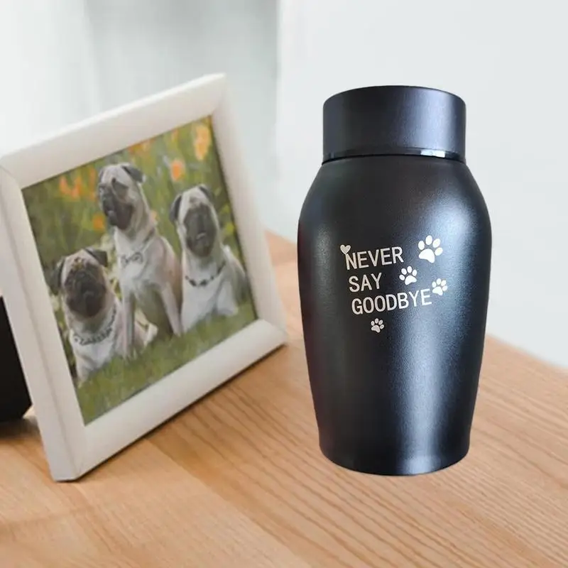 Keepsake Cremation Urns Metal Memorial Pet Jar Cat Dog Cremation Cremation Funeral Sealed Urn For Pet Cats And Dogs Human Ashes