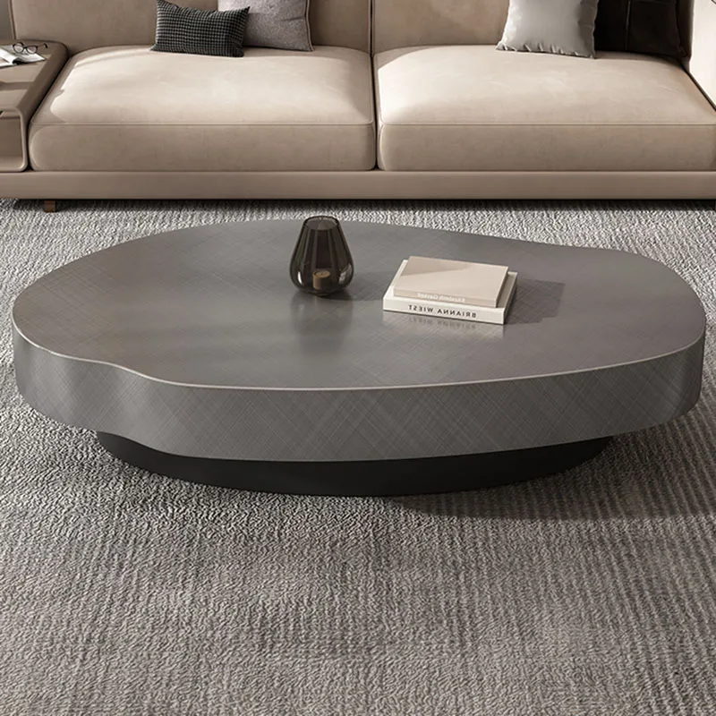 Irregular Low Coffee Tables Metal Black Glass Hotel Modern Nordic Coffee Table Minimalist Floor Beistelltisch Furniture For Home