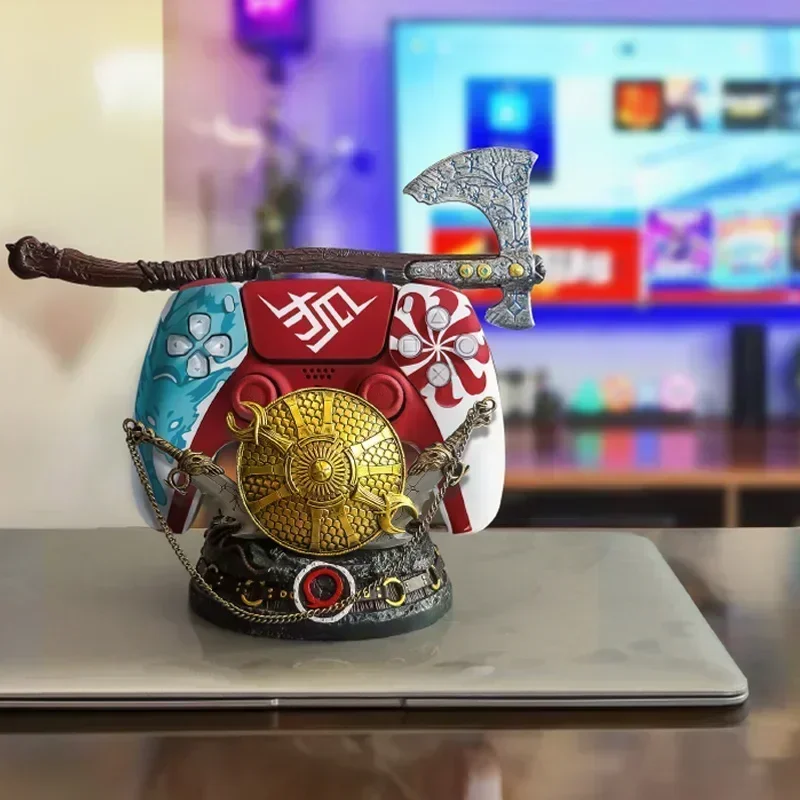 Controller Holder PS5/XSX/xbox/ps4 Gamepad Stand God of War Game Peripherals Anime Controller Bracket Desktop Ornaments PC Gift view 4