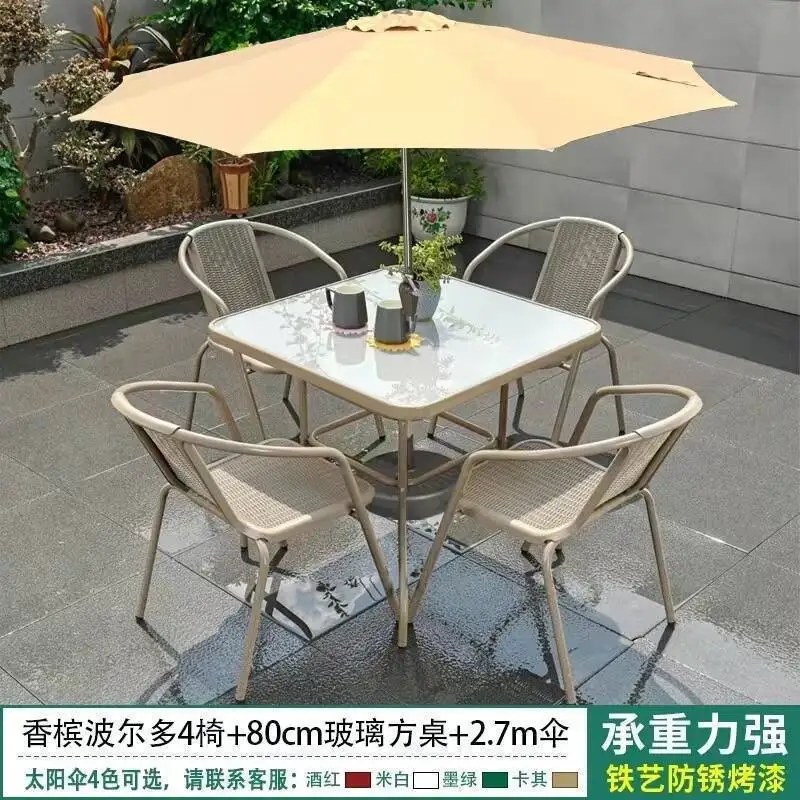Variant: Table  chair and umb