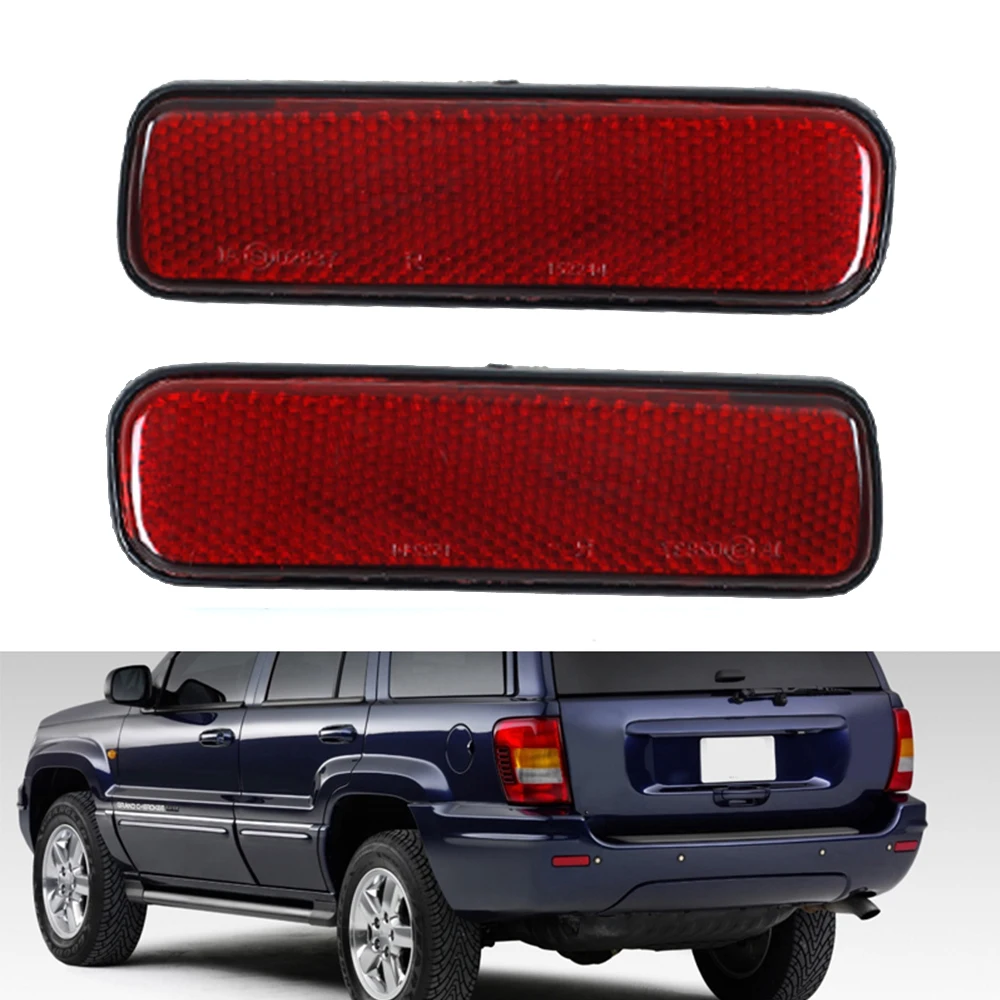 56022638AA 56022639AA Right/Left For Jeep Grand Cherokee 1999 ~2006 Car Rear Bumper Reflector Brake Light Marker