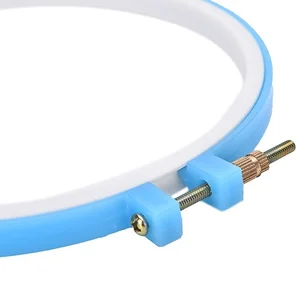 5 adet / grup plastik nakış ve çapraz dikiş hoop seti nakış hoop halka çerçeve ayarlanabilir araçları - - dikiş Satışta ilk 10 veya nakış kitini sıkıştırın-no 2