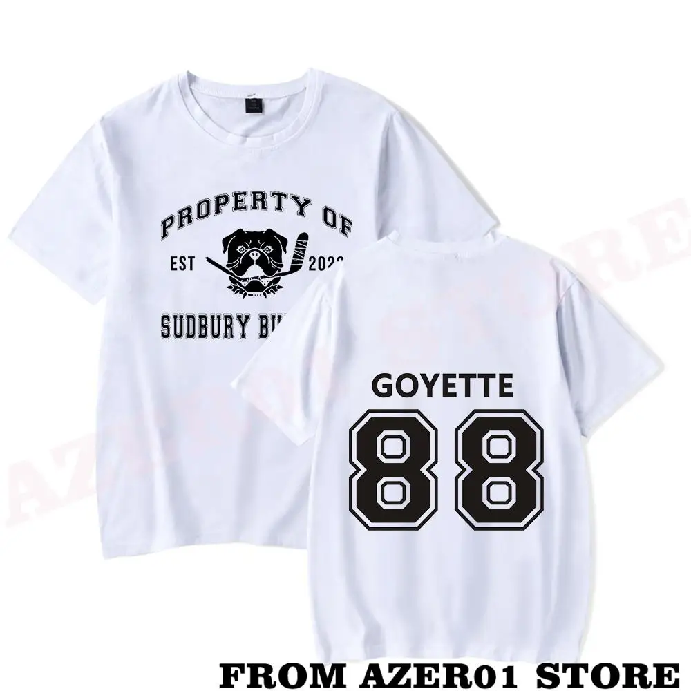 Shoresy Goyette 88 Bulldogs Hockey Jersey Merch T-shirt Print Summer Men/Women Streetwear Tshirt Shirt ShortSleeve New Logo Tee