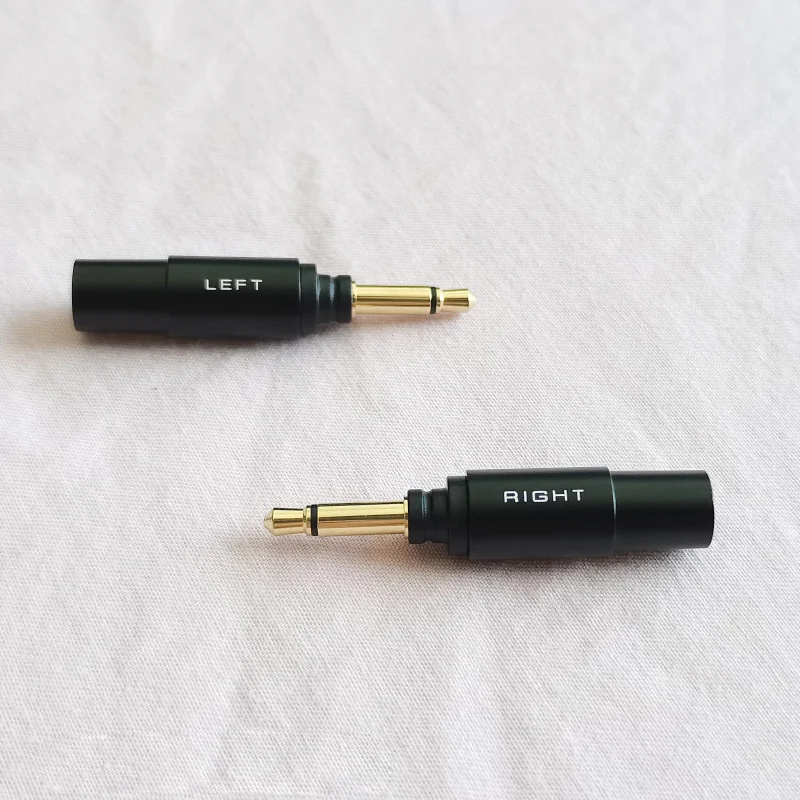 1 زوج كامل النحاس مطلية بالذهب سماعة دبوس ذكر وصلات صوت لياماها/YH-5000SE الرائد سماعة موصل 5.0 مللي متر حفرة