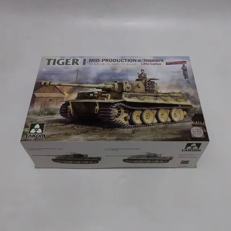 

TAKOM 2200 1/35 Tiger I Mid Production w/Zimmerit `Otto Carius` Plastic model Kit