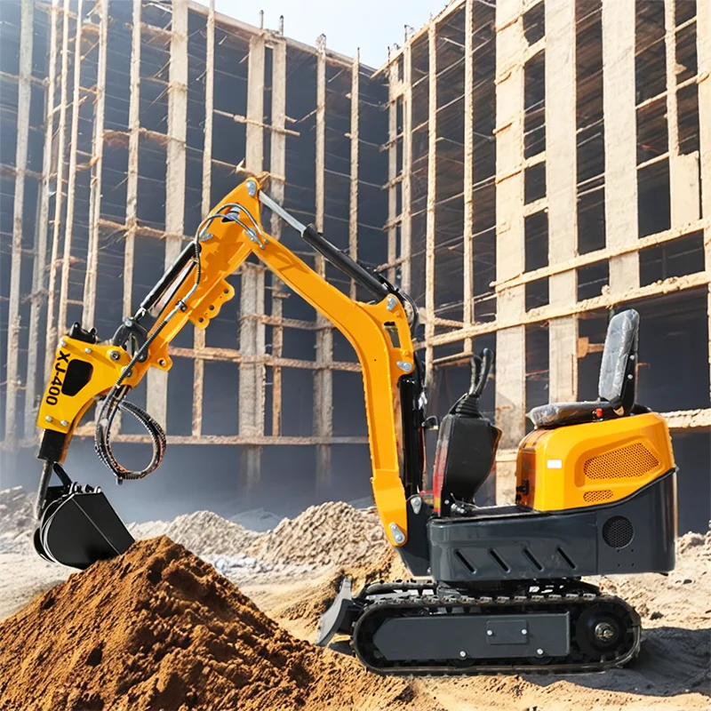 Customised Multi-model tracked diesel excavator 1.2ton Small indoor narrow space road crushing excavator