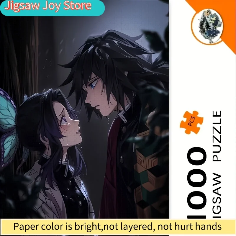 

A Box of Puzzle Pieces, Designed with Anime Themes, Suitable for Adults And Families As a Large-Scale Brain Game, Home Decorat