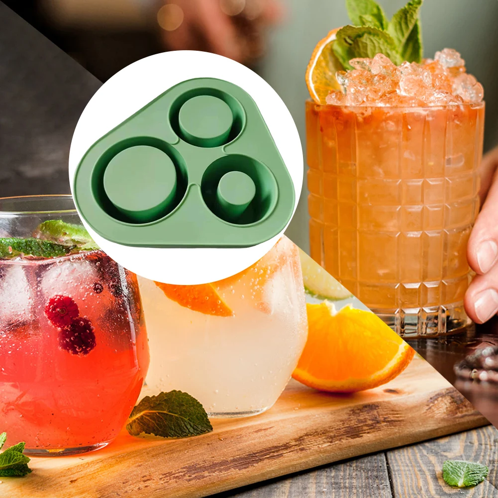 سيليكون جوفاء اسطوانة قالب الثلج آيس كيوب صانع كأس الثلج صانع صينية الثلج للفريزر آيس شرب عصير ويسكي كوكتيل