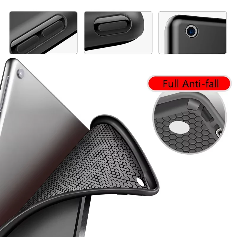 Case for Xiaomi Mi Pad 4Plus 10.1-inch tablet protective case, portable, all inclusive protective case, TPU soft case