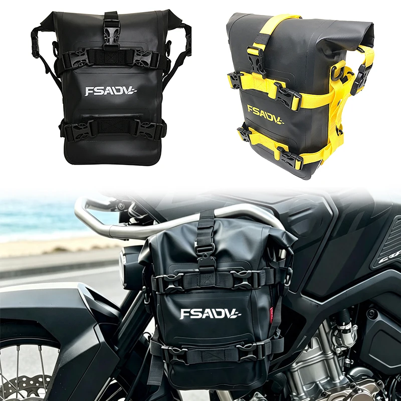CRF1000L Frame Crash Bars Waterproof Bag Repair Tool Placement Bag For Honda CRF1100L CRF Africa Twin CRF 1100L ADV Motorcycle