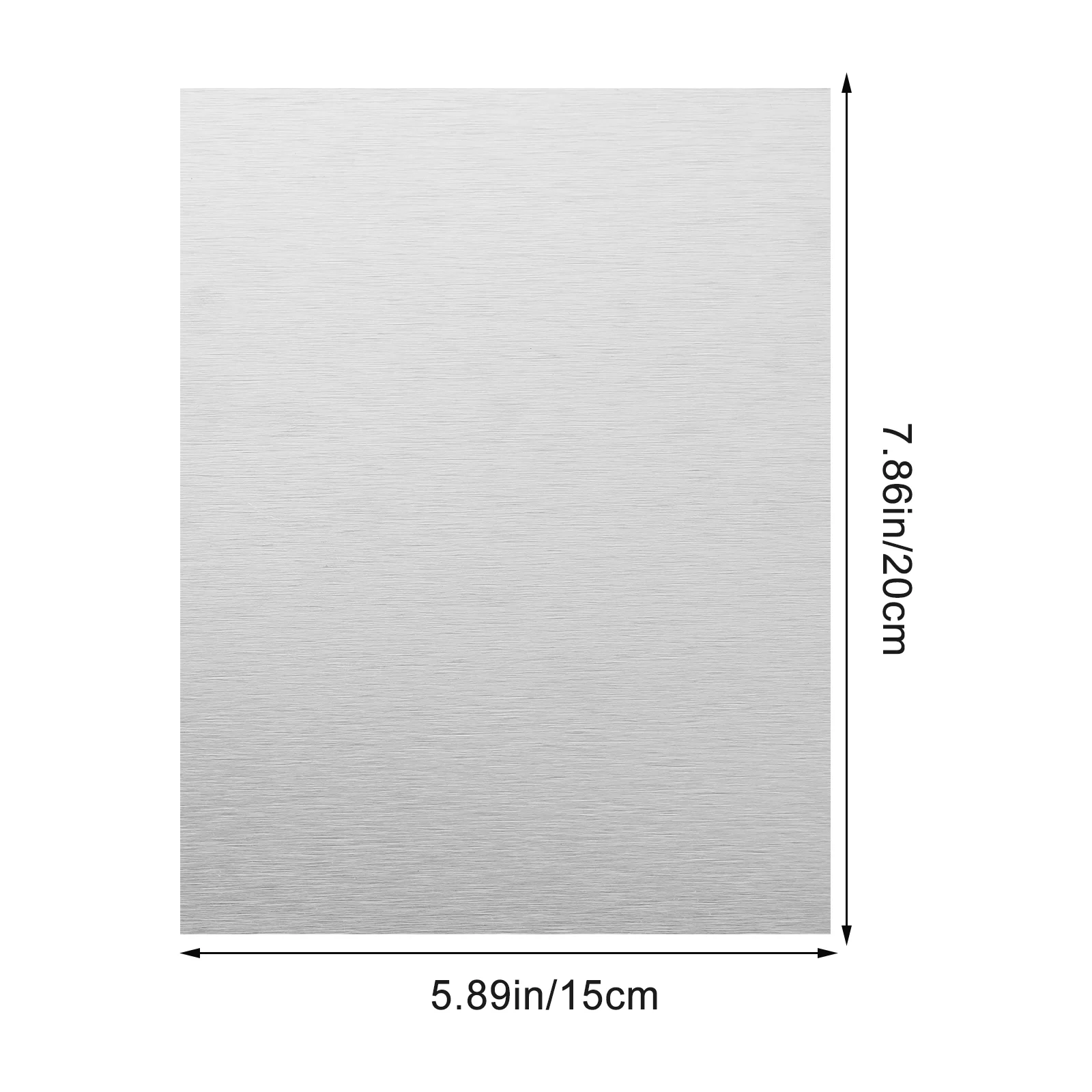 6 Pcs Blank Canvas Sublimation Aluminum Sheet The Notebook Simulation Metal Board Alloy