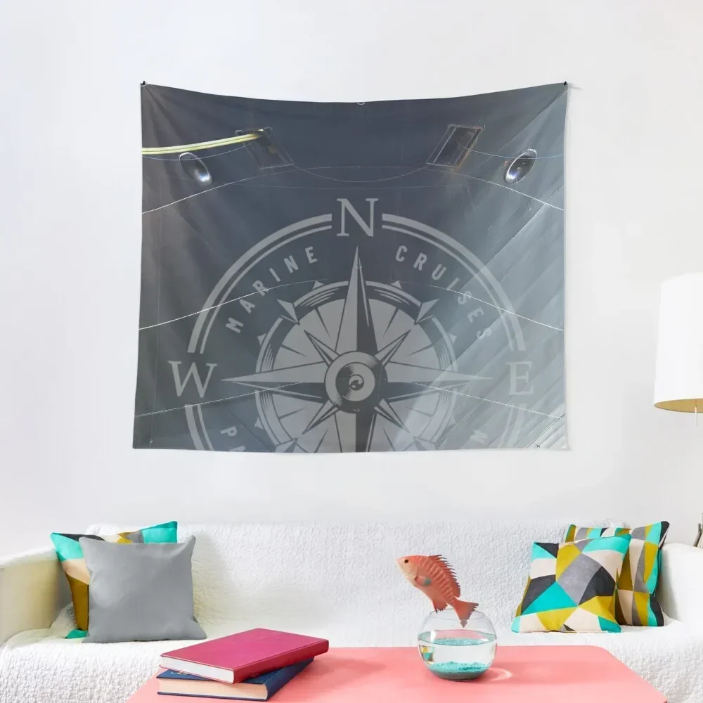 

Compass and Bow Tapestry Aesthetic Room Decor Bedroom Decor Aesthetic Decorative Wall Murals Tapestry