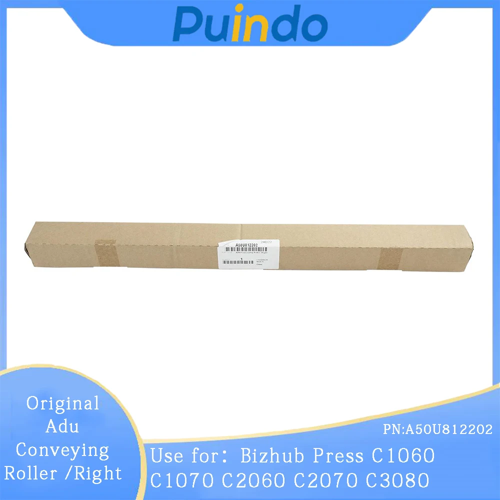 

A50U812202 Original New Adu Conveying Roller /Right for Konica Minolta Bizhub Press C1060 C1070 C2060 C2070 C3080