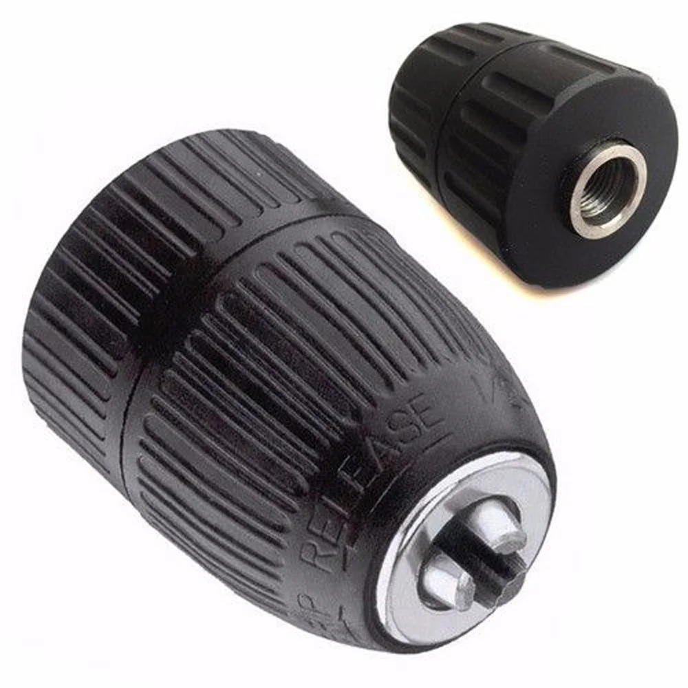 Self Locking Metal Chuck Drill Keyless 13mm Quick Change Conversion Wrench Adapter 1/2*20 UNF Impacts Electric Hammer