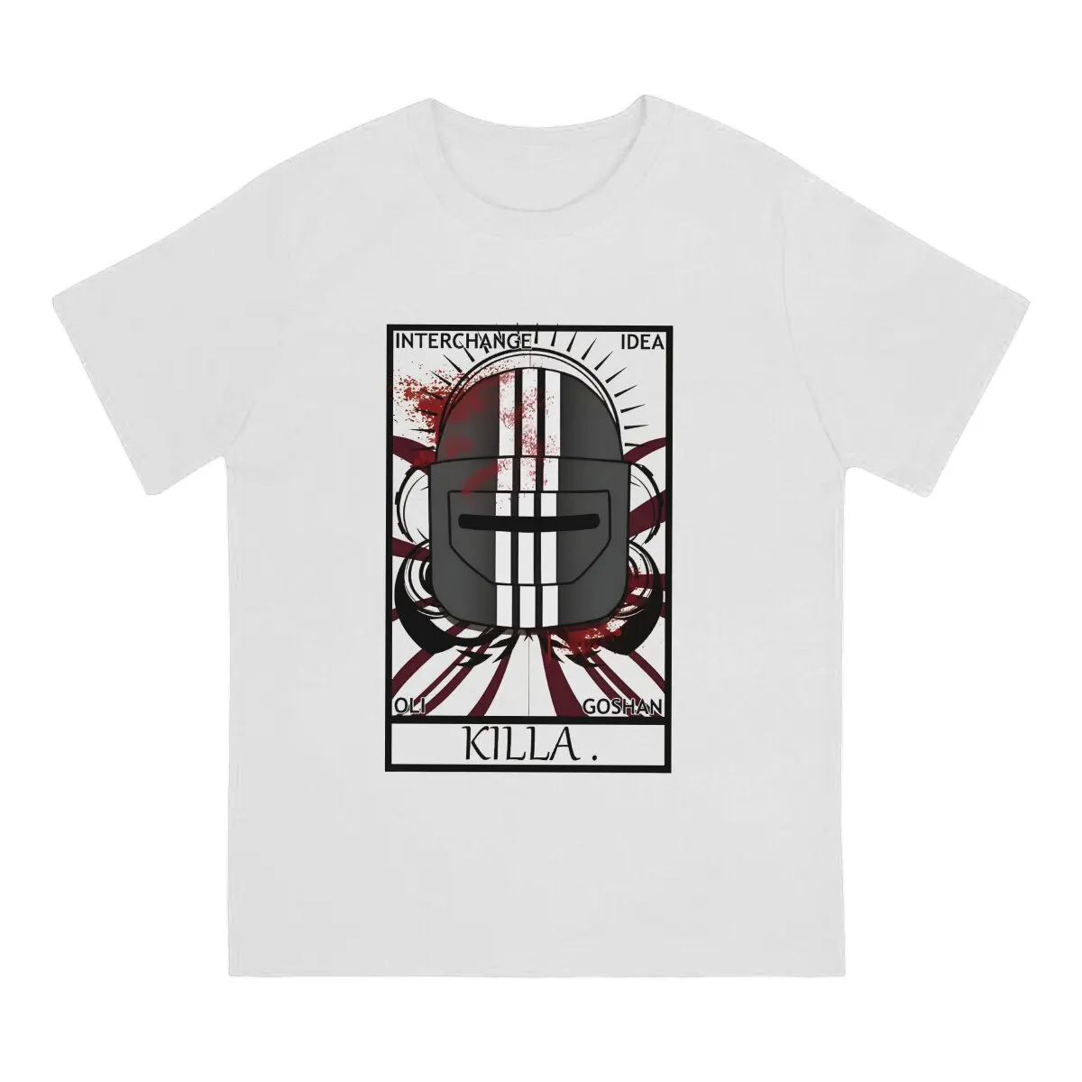 Bloody Killa Tarot Men's T Shirts Tarkov Casual Tee Shirt Short Sleeve Crew Neck T-Shirts Pure Cotton New Arrival Tops