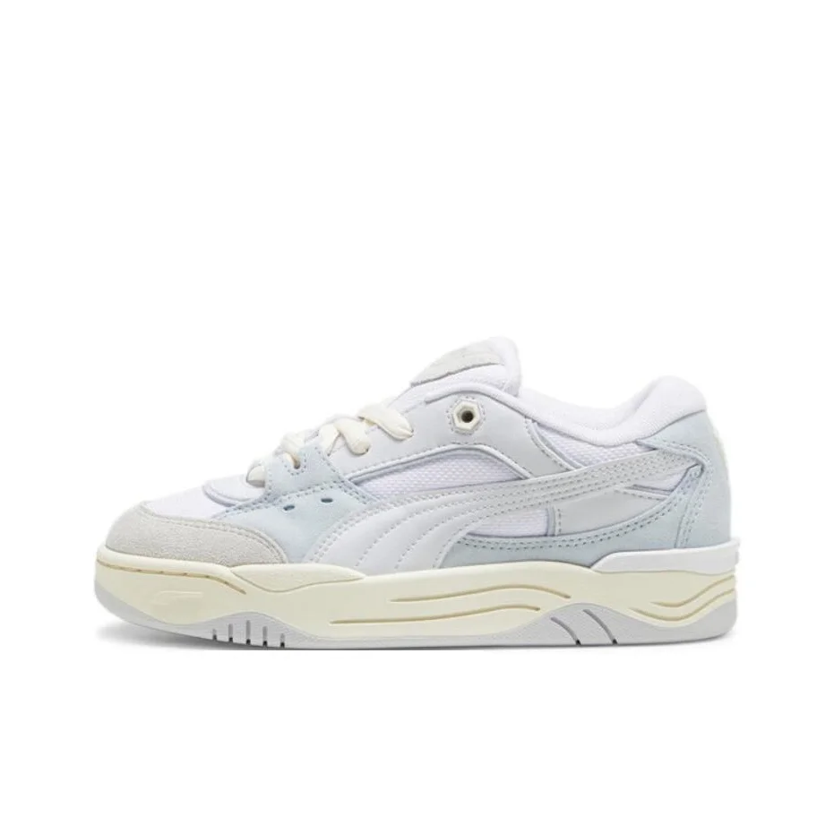 PUMA 180 Skateboard Shoes Unisex Low Top White Gray 389267-13