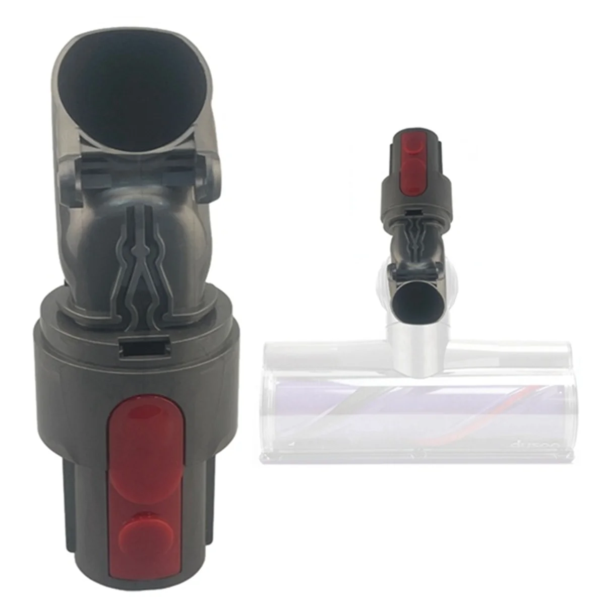 Fzfz adaptador de conector de junta de cabeça de sucção de acionamento direto para v10 v11 v15 100w acessórios de aspirador de pó roda de bola v