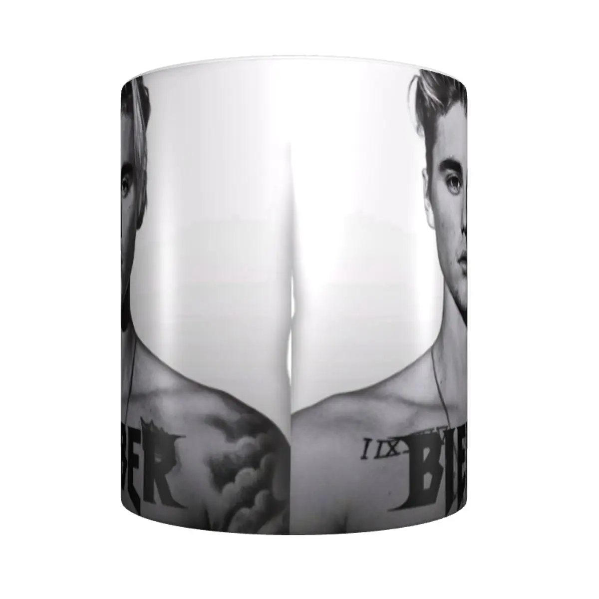 Justin-Bieber Ceramic Magic Cups 350ml Milk Tea Coffee Mugs Best Birthday Gifts for Children Friends