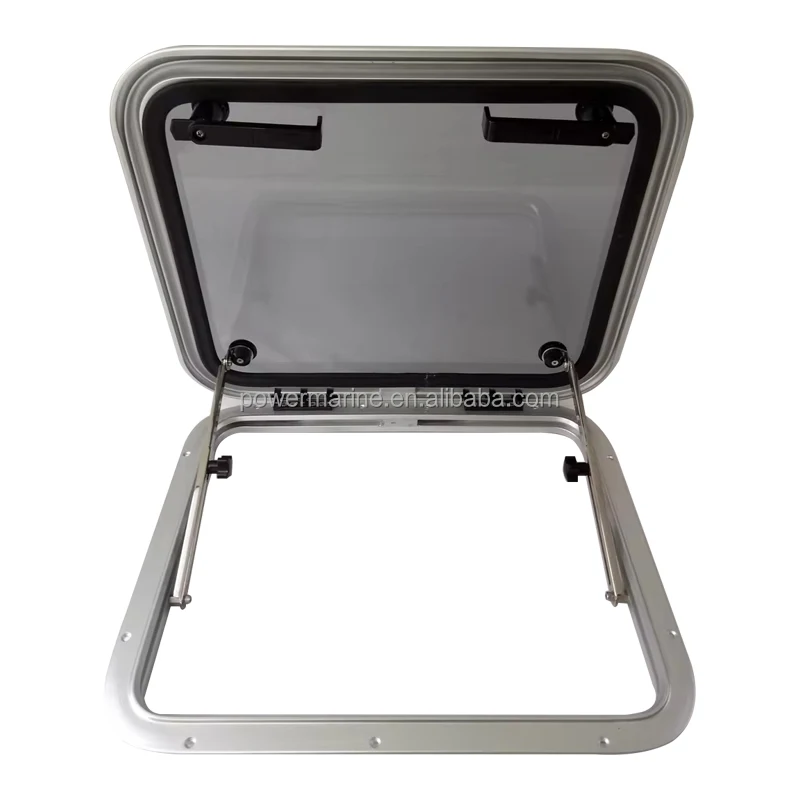 

Aluminum Skylight Porthole Escape Window Aluminum Alloy Marine Roof Ship Hatch Rectangular Porthole Accessories