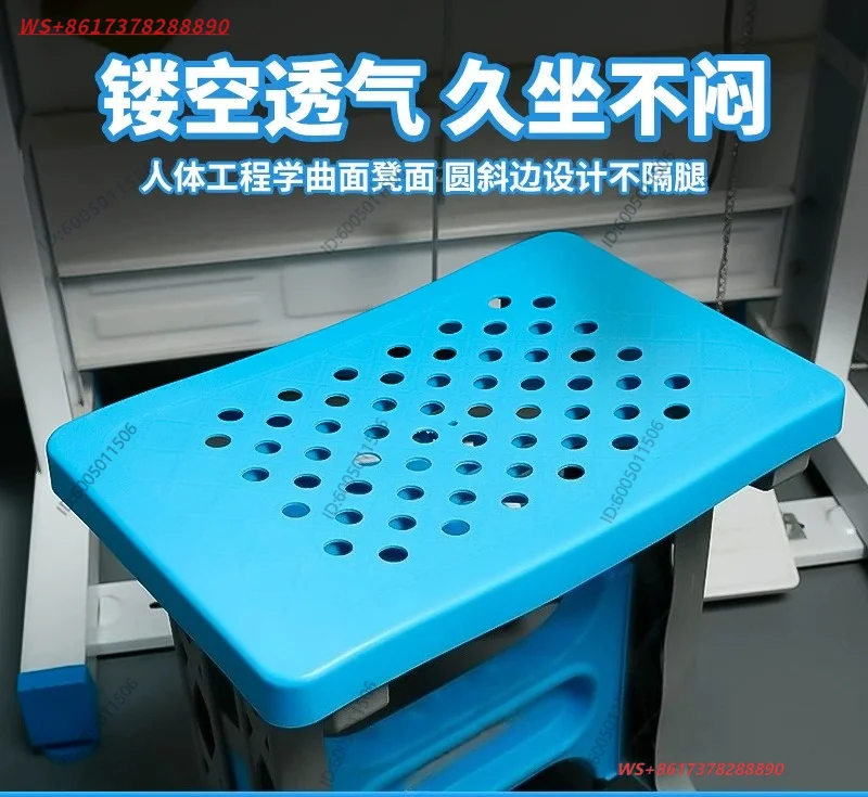 Staff stools for garment factory sewing machines, factory square stools, thickened benches for workshops, parking spaces
