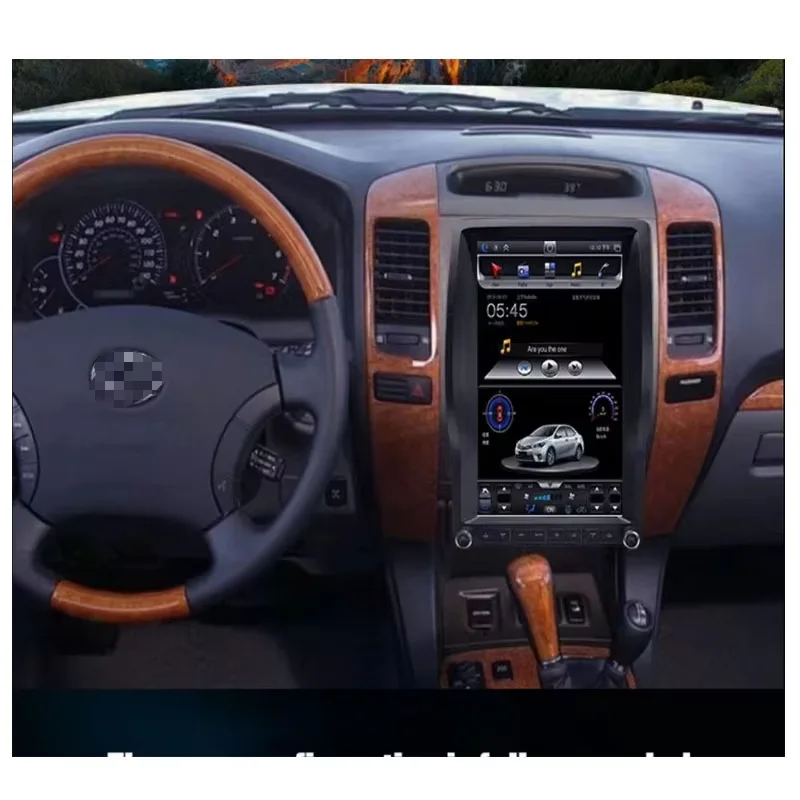 Touch Screen For Toyota Prado 2002-2009 Overbearing Lexus GX470 Android Navigation All-in-one Machine 13.6Inch Version 4+ 64G