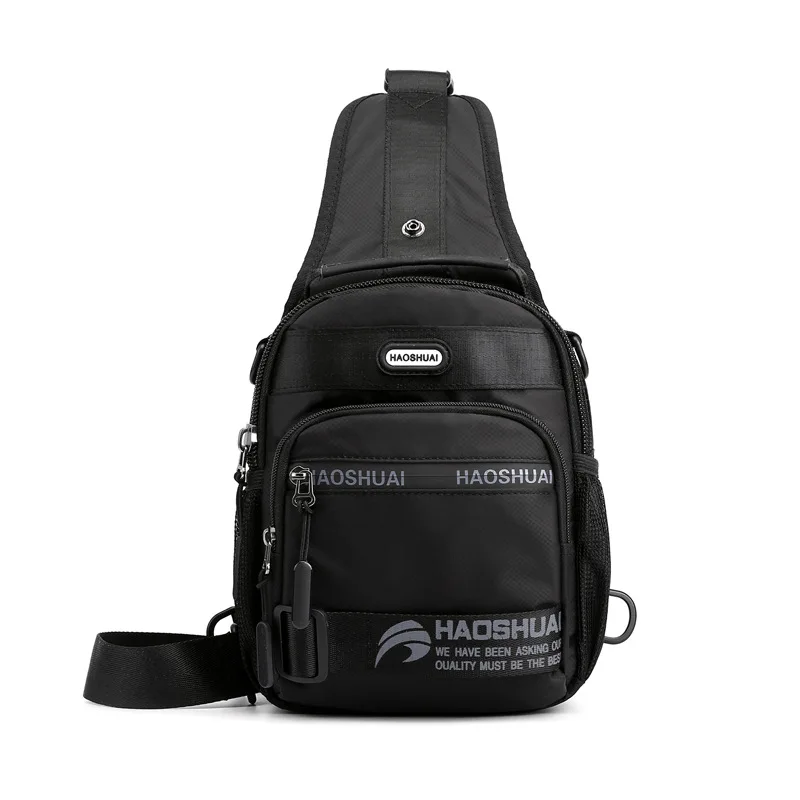 Bolso de pecho para hombre, bandolera de un hombro, gran capacidad, deportes al aire libre, ocio, moda, bolso de hombro pequeño, mochila para hombre