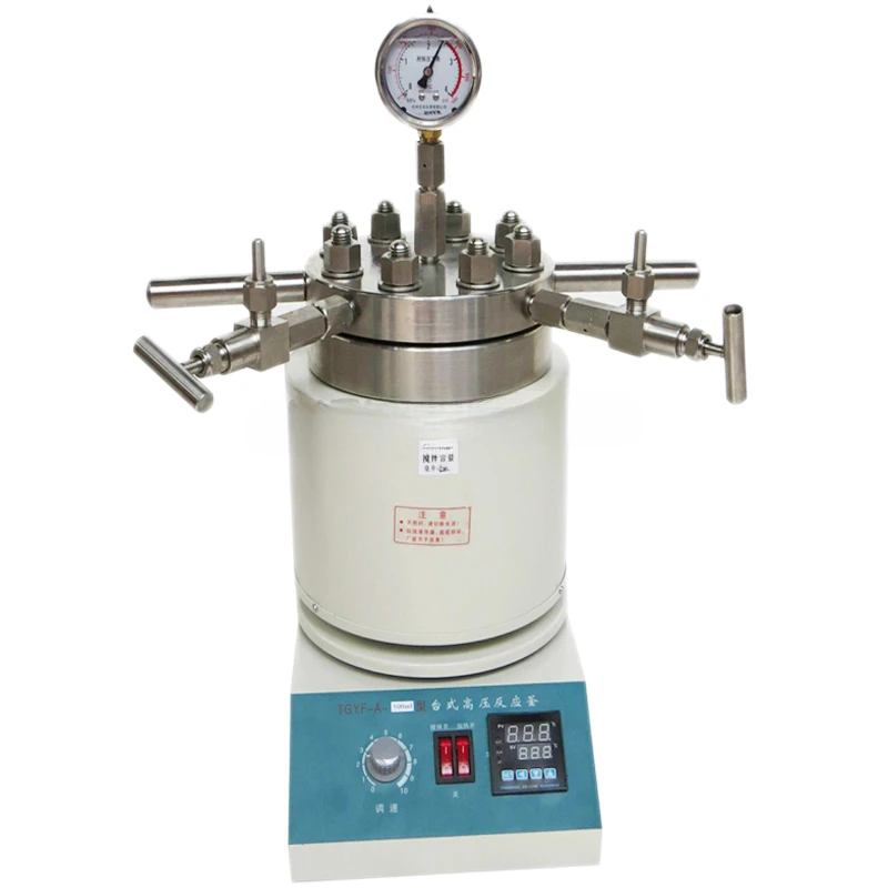 220V CDF-0.25L Hydrothermal Synthesis Autoclave Reactor 250ml Tabletop High Pressure Stainless Steel Reaction Kettle Tool 1PC