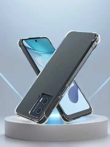 Custodia morbida in silicone antiurto per Motorola Moto G14 G34 G54 G54 (Brasile) G84 5G G04 G24 Power G10 G20 G30 Cover posteriore trasparente e spessa