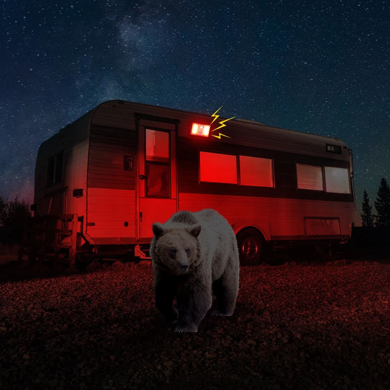 Solar Motion Sensor Alarme, Alarme Controle Remoto, Detector de Luz de Advertência, Casa Jardim e Exterior, 129 db