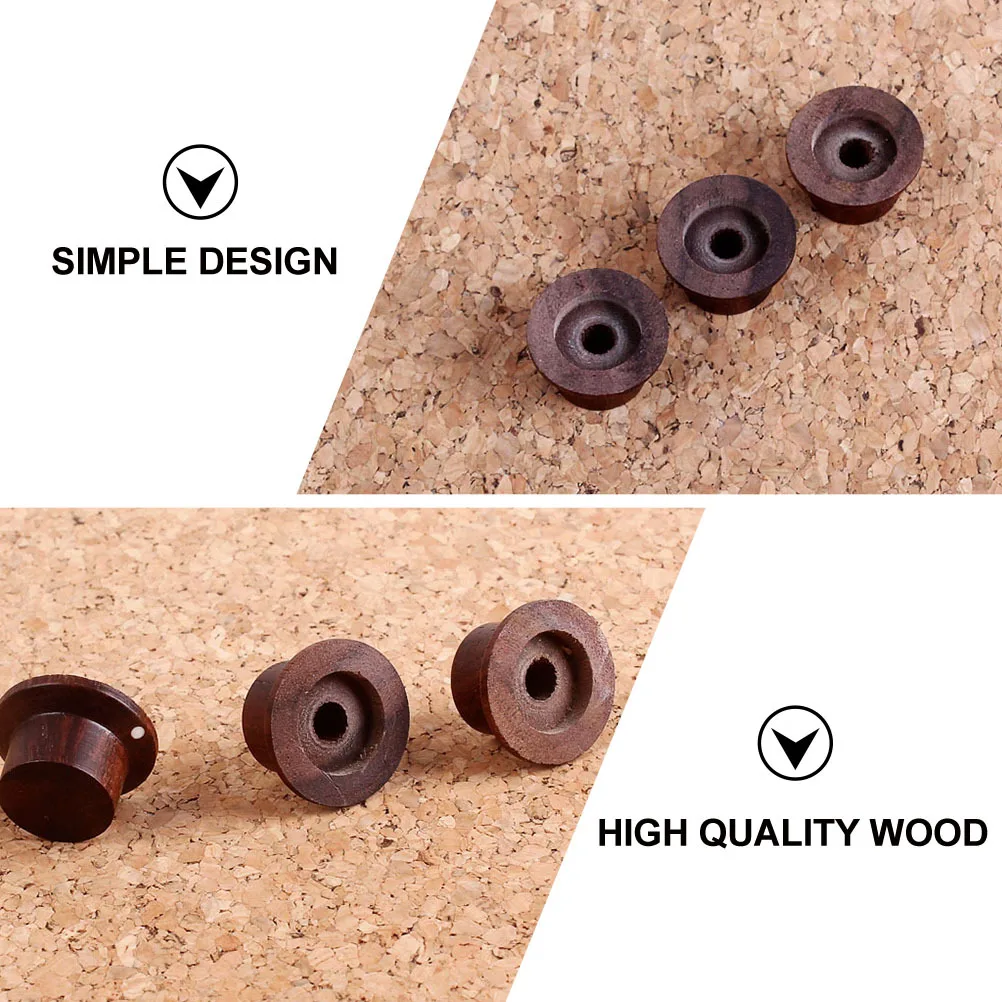 

3Pcs Rose Wood Guitar Knobs Control Durable Solid Wear Resistant for Electric Acoustic Guitar Instrument Effect Accessories
