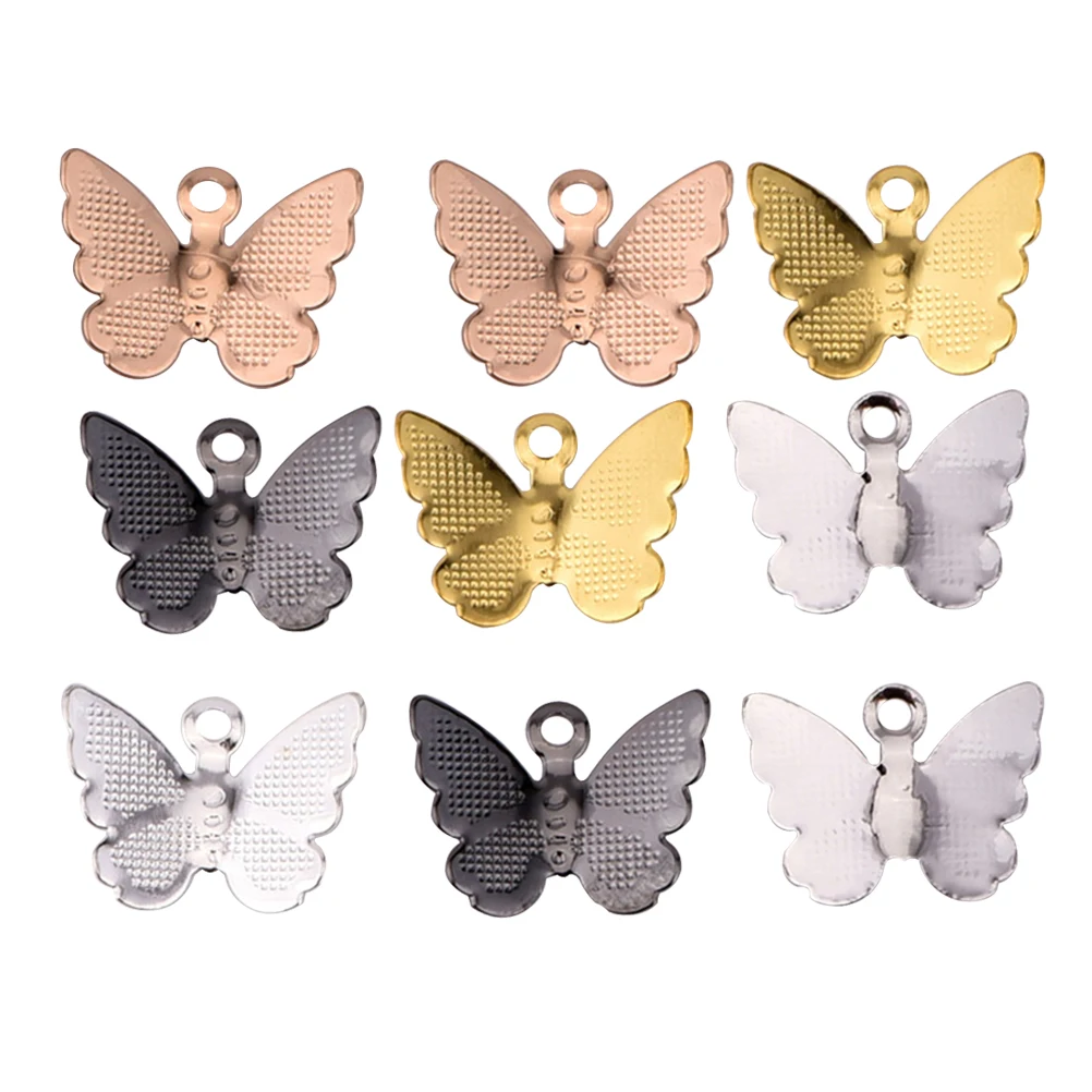 

30pcs Butterfly Shape Alloy Pendants DIY Jewelry Making Charms Accessories Bracelet Earrings Craft