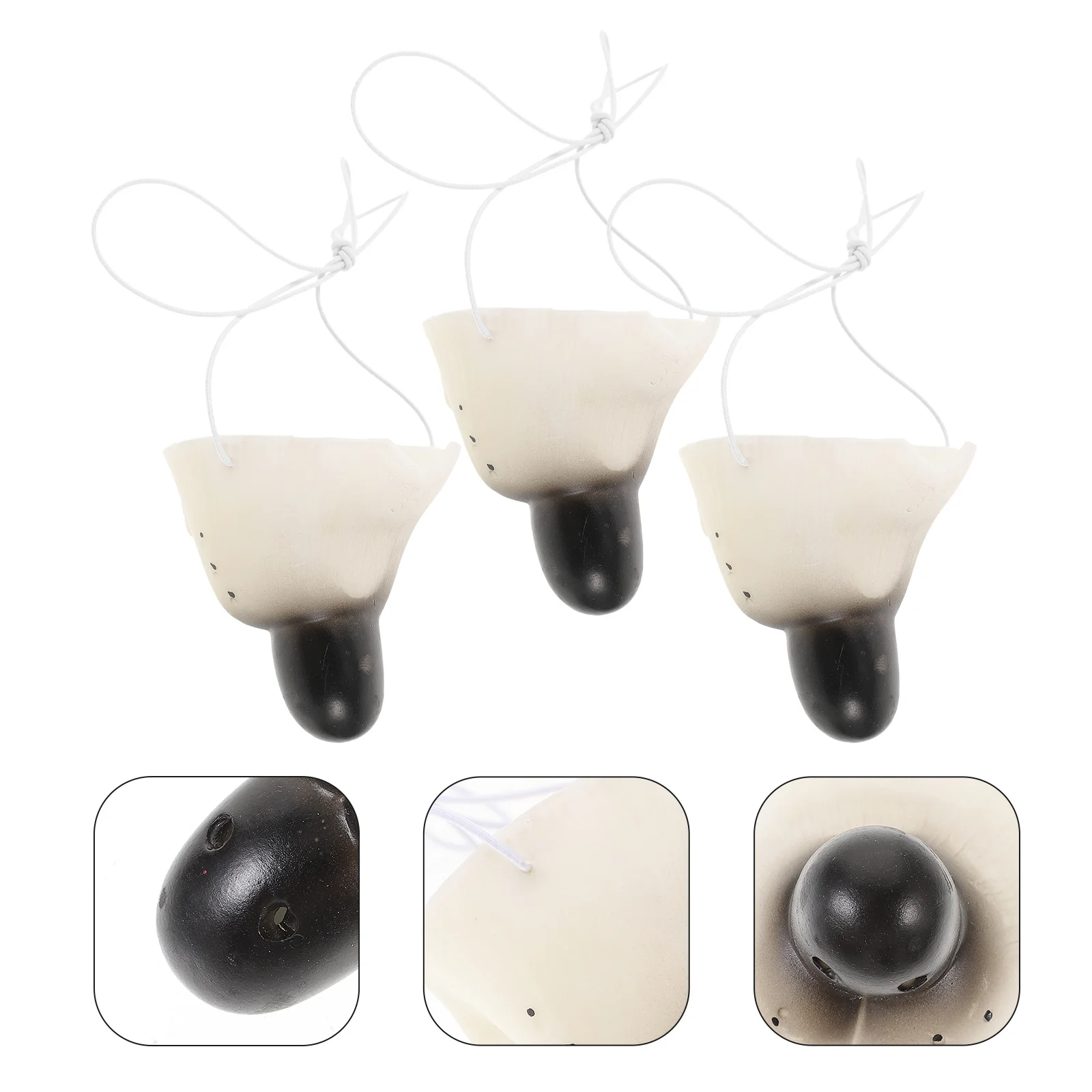 3 قطعة محاكاة أنف الماوس تأثيري الحيوان الدعامة زي لوازم اكسسوارات الحفلات أداء دور الأنف