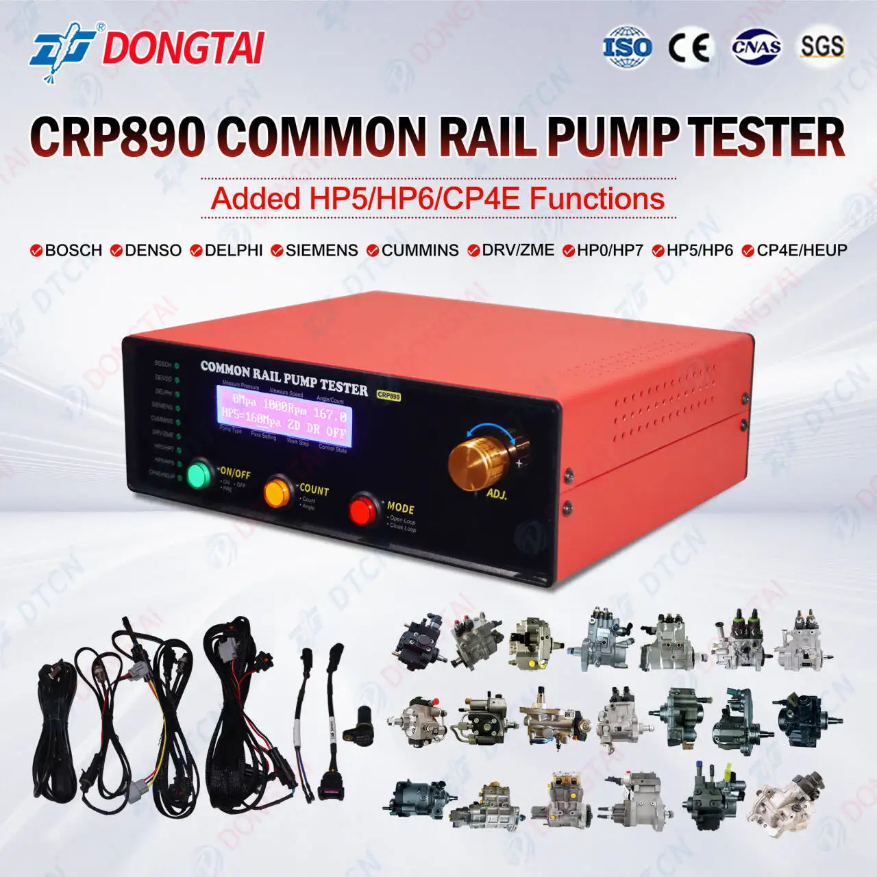 DONGTAI CRP890 Tester for Common Rail  Pump on   Pump Test Bench