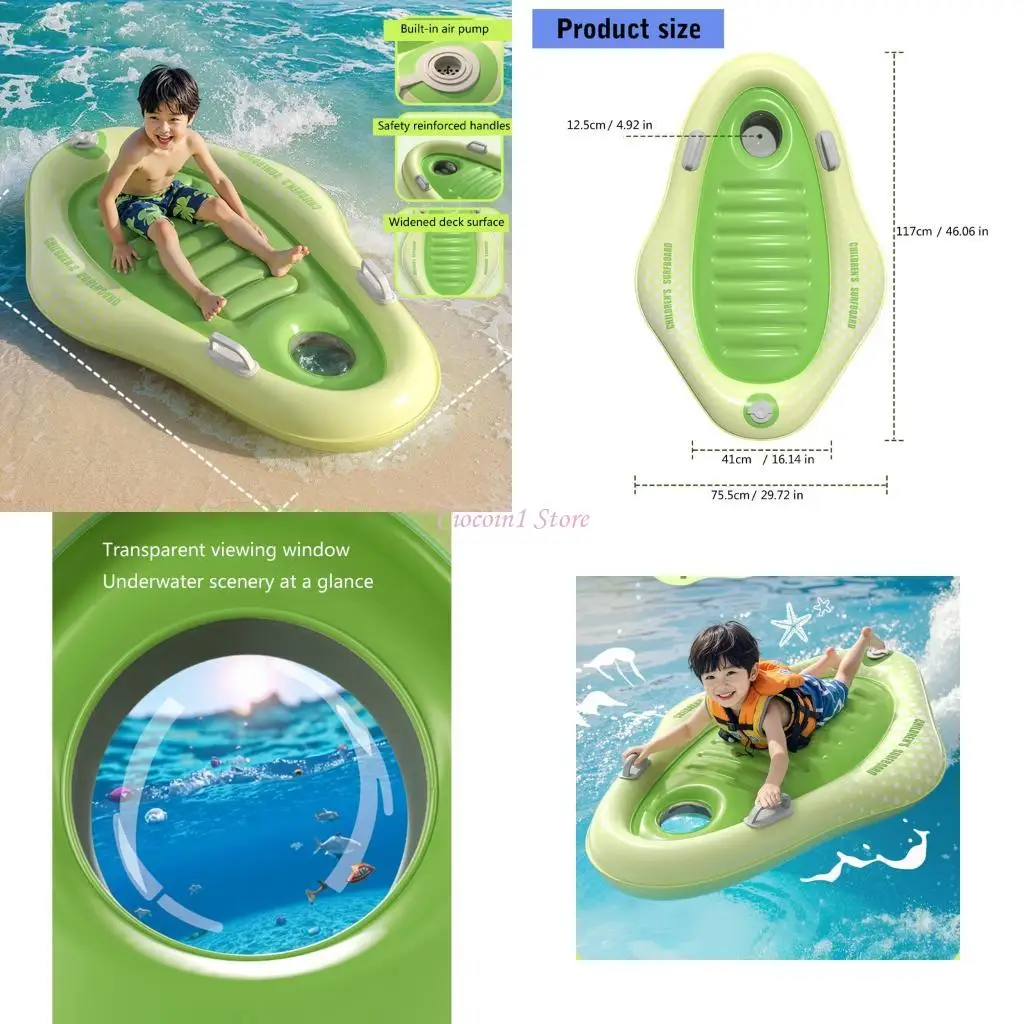 

Y1UB Kids Надувные байдарки с усиленными ручками Quick Press Легкая настройка