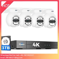 Hiseeu Automatic Tracking 5mp Poe Nvr 16 Channel Kit Outdoor 360 Ptz IP Security Home Cctv Camera System